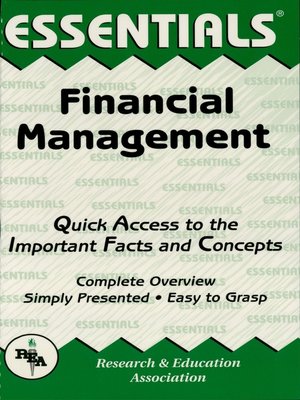 cover image of Financial Management Essentials